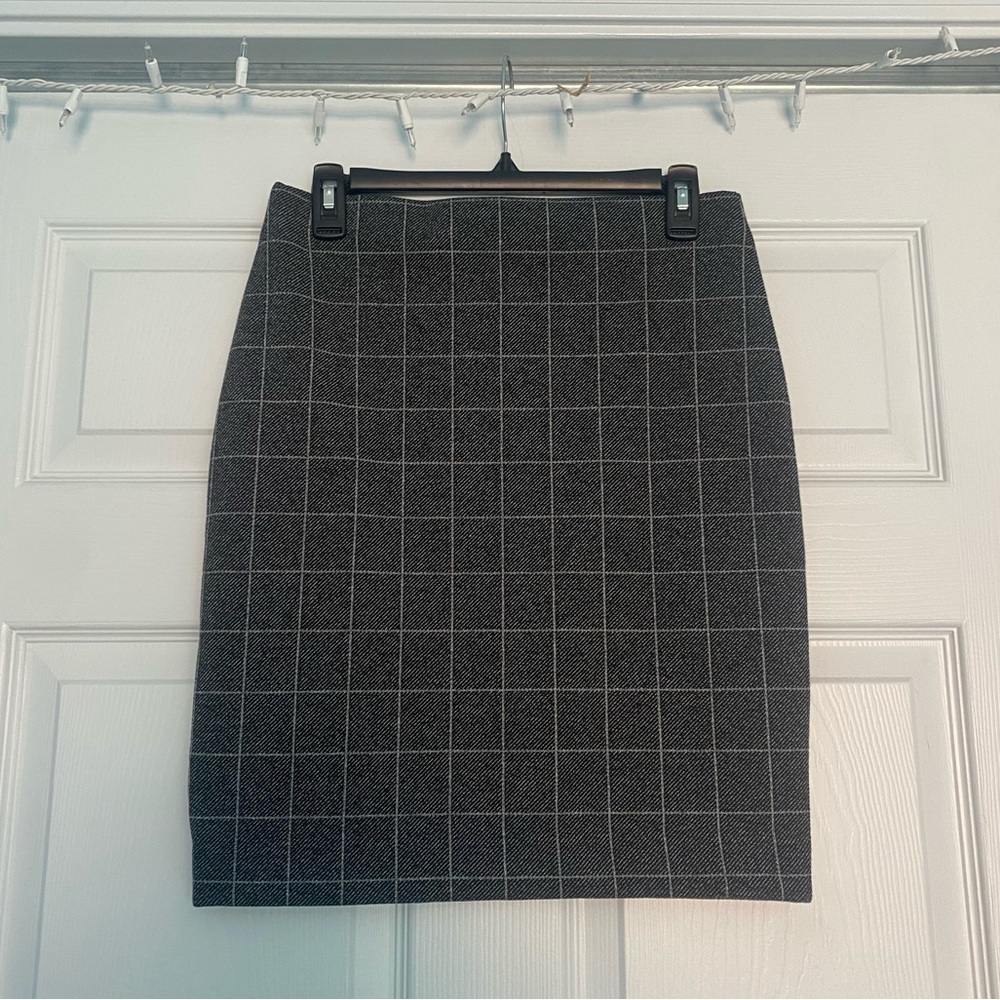 NWT Ann Taylor Plaid Pencil Skirt